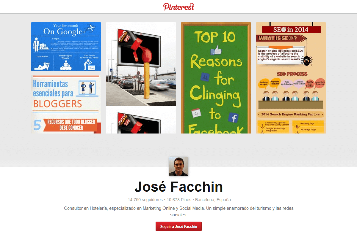José Facchin - Pinterest Renueva Su Botón De Seguir Para Webs Y Blogs