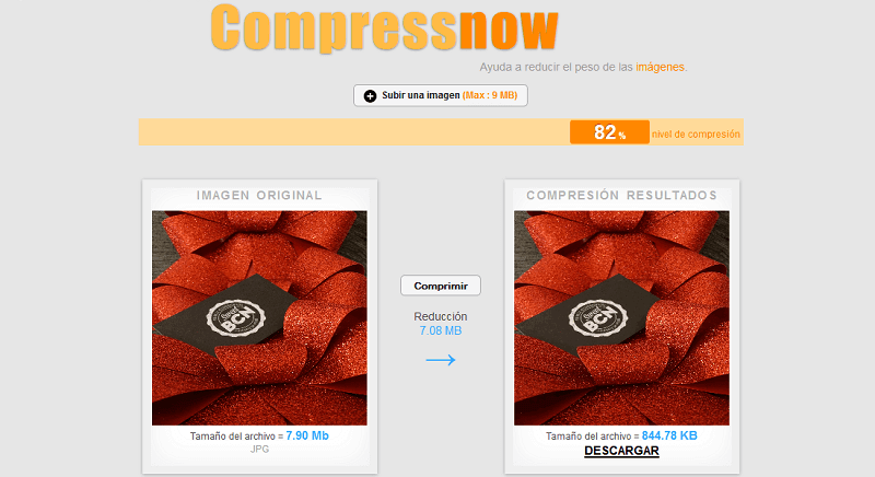 Compressnow - Herramienta para comprimir imagenes