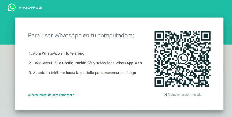 Usando "WhatsApp Web" en Tablet