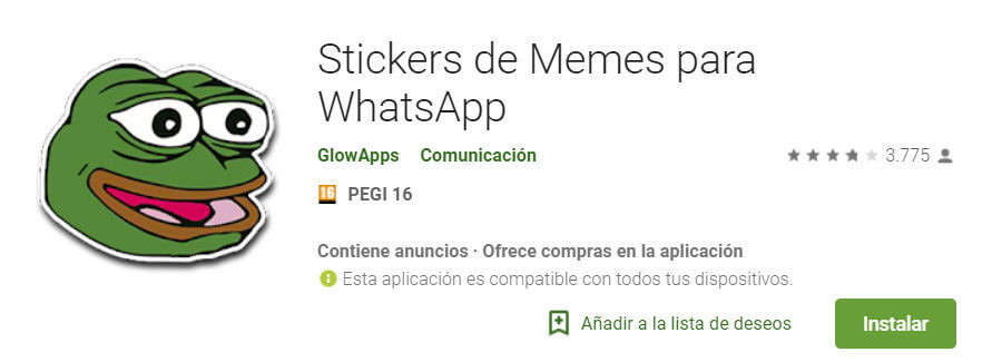 Stickers de Memes para WhatsApp