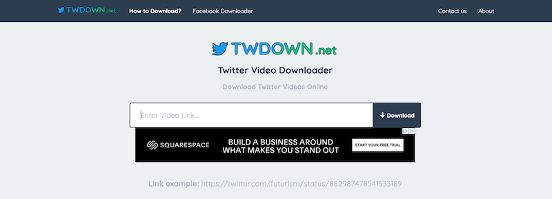 TWDOWN - Descargar vídeos de Twitter