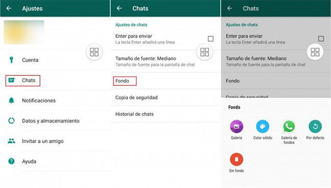 ¿Cómo Cambiar El Fondo De Las Conversaciones De Whatsapp?