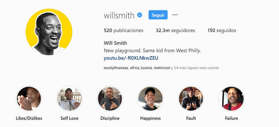 Verificación De Instagram En La Cuenta De Willsmith