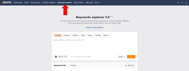 Keyword Explorer
