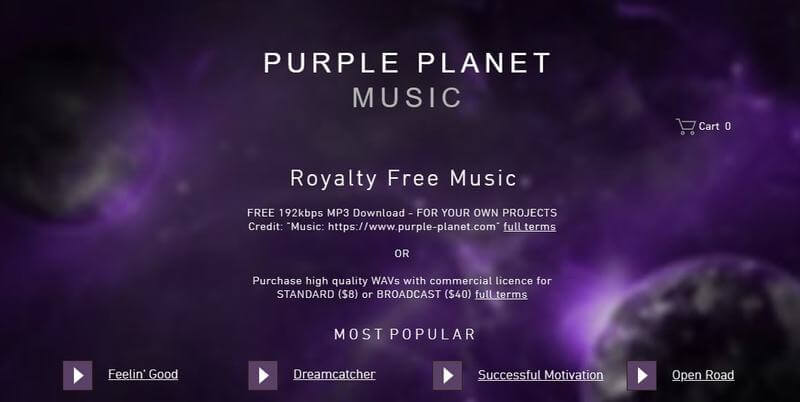 Purple Planet - Música De Fondo Para Vídeos