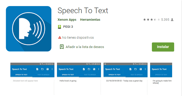 Speech To Text - Pasar Audio A Texto