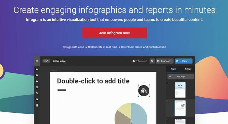 Infogram, Best Graphic Design Programs example