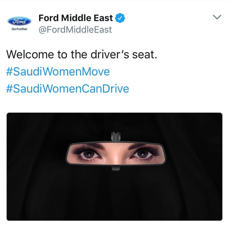 Newsjacking Ford Y Arabia Saudí