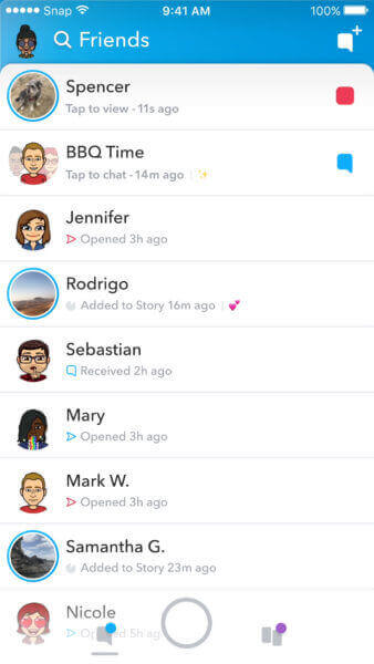 Redes Sociales empresas Snapchat