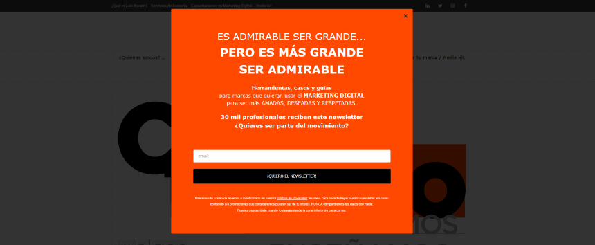 Banner intersticial Banner intersticial