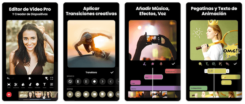 Inshot: Editor de vídeo con fotos y música