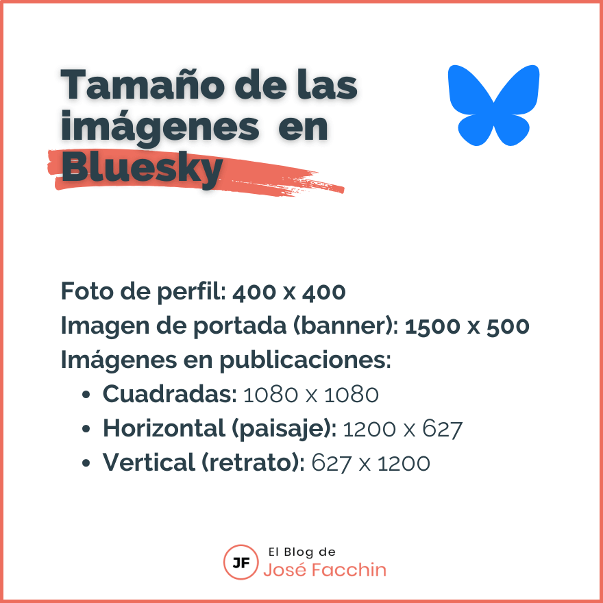 Dimensiones imágenes Bluesky