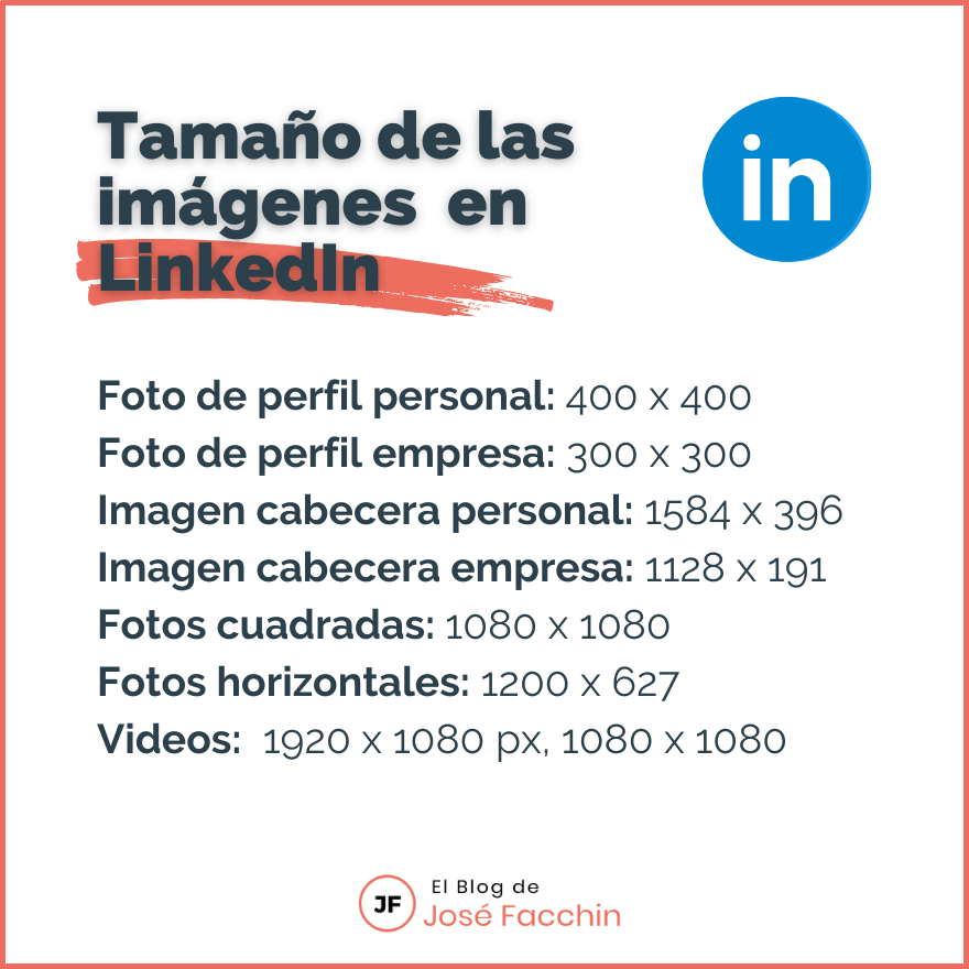 Tamaño imágenes para LinkedIn