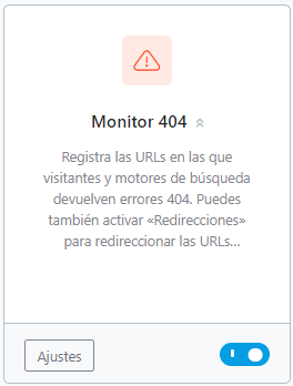 Monitor 404 De Rank Math
