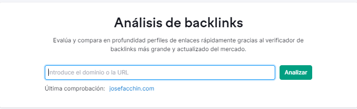 Análisis De Backlinks Con Semrush