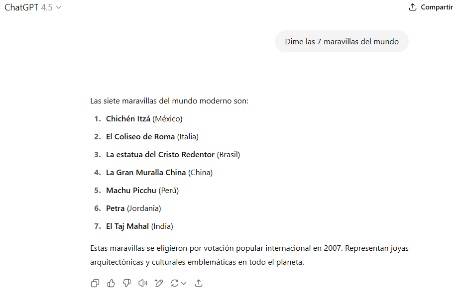 ChatGPT como buscador de internet