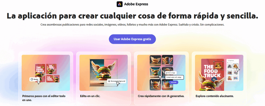 Adobe express editor online