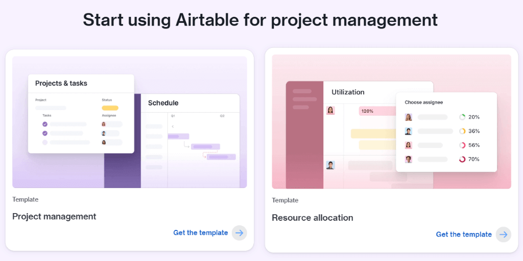 Gestión de proyectos con Airtable