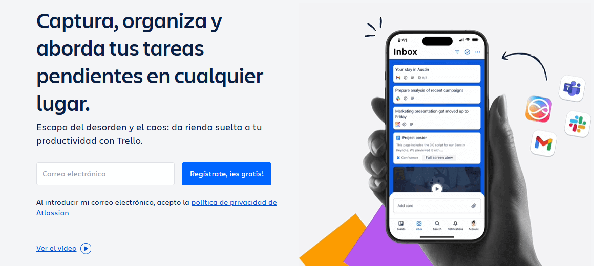 Herramienta de gestión de proyectos Trello