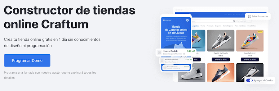 Crea tu propia tienda online en minutos con Craftum